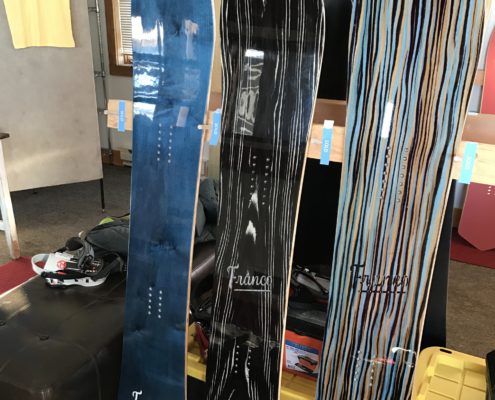 Tailor made Franco snowboards