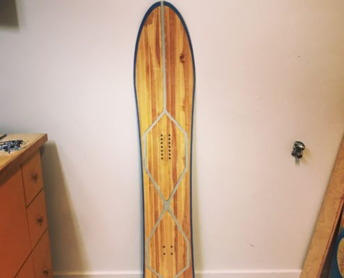 158 Fish, Titanal Inlay, Urethane Sidewall for David G