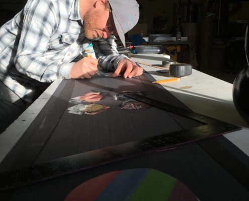 Shaping Franco snowboard - Mikey Franco